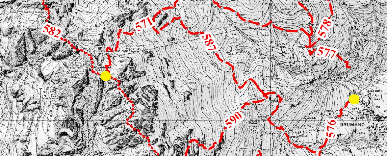 Mappa del percorso, clicca per ingrandire