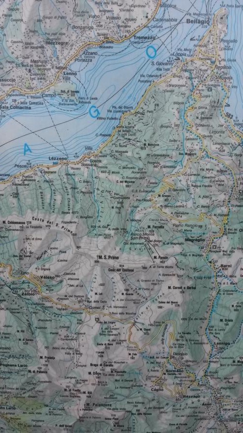 Mappa del percorso, clicca per ingrandire