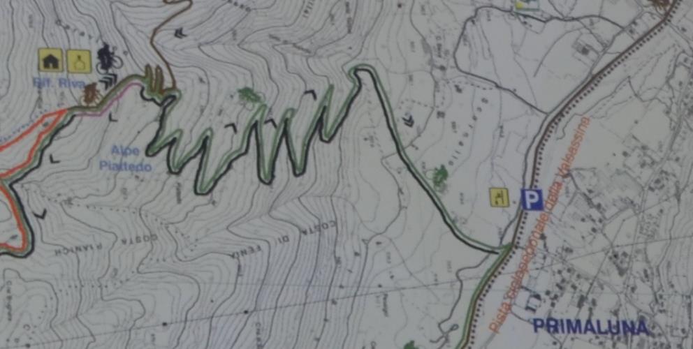 Mappa del percorso, clicca per ingrandire