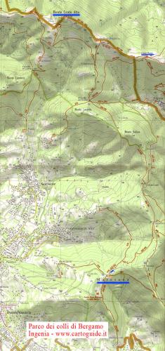 Mappa del percorso, clicca per ingrandire